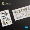 KELIK K72006 F-4J PHANTOM II INTERIOR 3D DECALS FOR FINEMOLDS KIT 1/72
